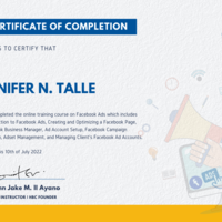 Facebook Ads Certificate