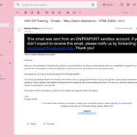 Sample campaign using automation tool