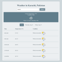 Weather App - Realtime