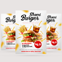 Burger Shop Keyvisual Campaign