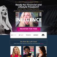 Landing Page for an Online Event
