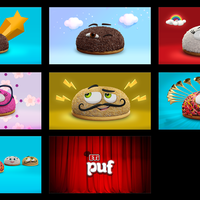 3d animaton moodboard for Eti Puf