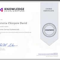 CUSOMER SERVICE CERT