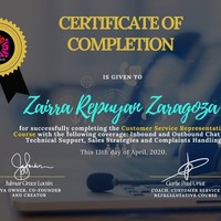 Gold Certificate from FVA Academy