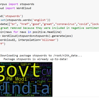 sentiment analysis of covid news headlines using ML