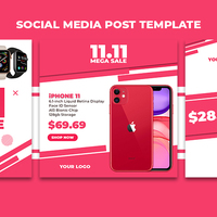 Social Media Design for Shop Sale