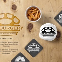The Burgery Restaurant Logo design and Branding.