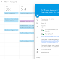 Managing Google Calendar for online interviews (Expert360)