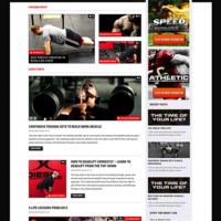 Fitness website blog - 02