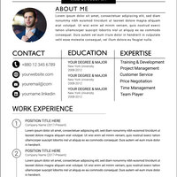 modern resume design