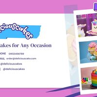 Canva Website Homepage for Online Bakers