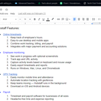 Admin Task