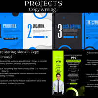 Projects - Copywriting 