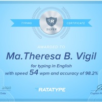 Typing Certificate