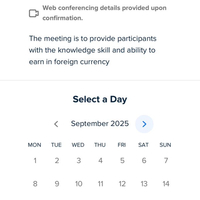 Demonstrate the use of Calendly to show date-availability  