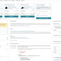 Seller Central Admin Page