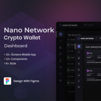 Nano Network (Crypto) Dashboard UI