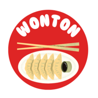 Wonton Restaurant Logo
