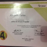 Aspire Bronze Program Graduate