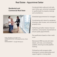 Commercial Real State Appointment Setter 