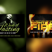 Some church announcement designs