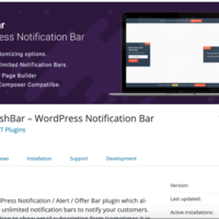 Notification Bar Plugin Development for WordPress