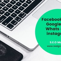 Real Growth Tech logo, content and website devepment