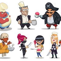 Chef Wars Illustration by Joel