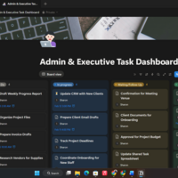 Task and workflow tracking system built in Notion.