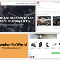 Auto Repair Website (RandomFixWorld) - Web Development