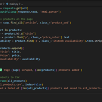 Main Script:  Web Scraper Main Script
