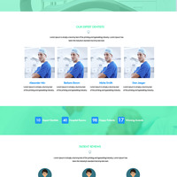 Dentist Website Mockup Design