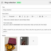 Shopify Product listing 