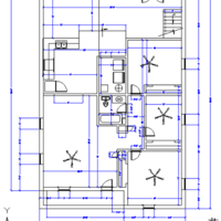 Graceland House 1st floor (NanoCAD)