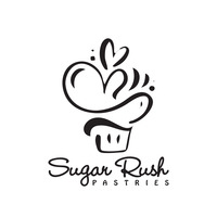 Sugar Rush Logo in Black