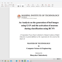 My MTech thesis