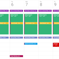 Schedule Management using Google Calendar