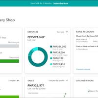 Sample of my Quickbooks dashboard (from my Online course)