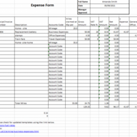 Expenses book keeping 