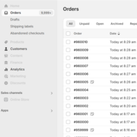 Shopify Order Management