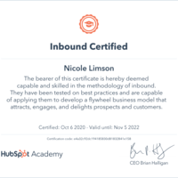 Inbound Certificate