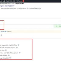 one page seo