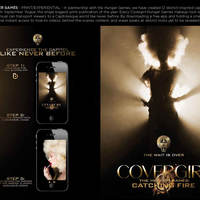 Covergirl Hunger Games Interactive Print Ad