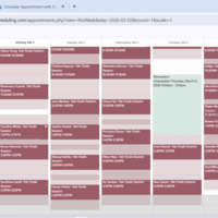 Manage and coordinate appointments using Acuity