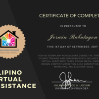Virtual Assistance Certificate
