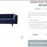Product listing and description