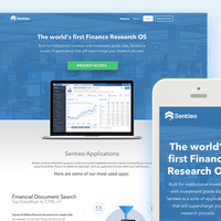 Sentieo Responsive Website