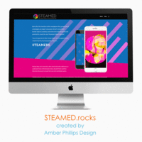 Steam School website design