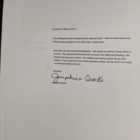 Reference from an esteemed Team Lead