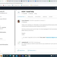 Resolved ticket with Zoho CRM. 